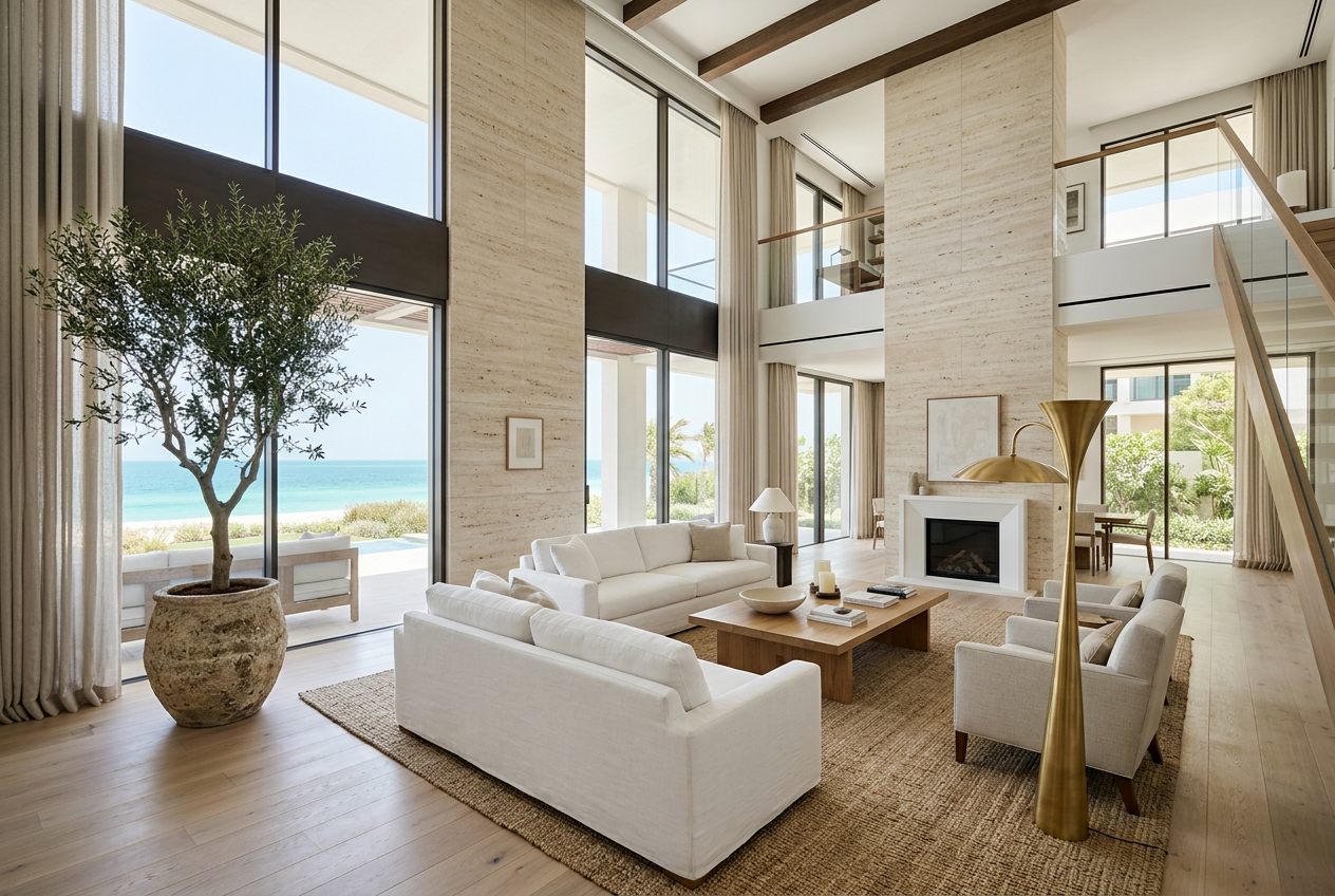 Villa on Saadiyat Island — residential interior
