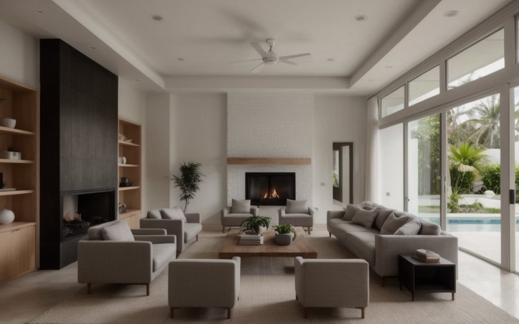 Minimalist style — the same villa finished